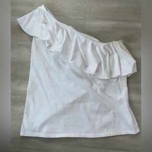 Banana Republic one shoulder top. Supima cotton